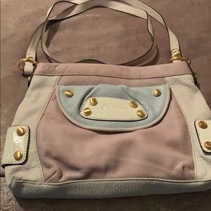 Pastel leather purse!